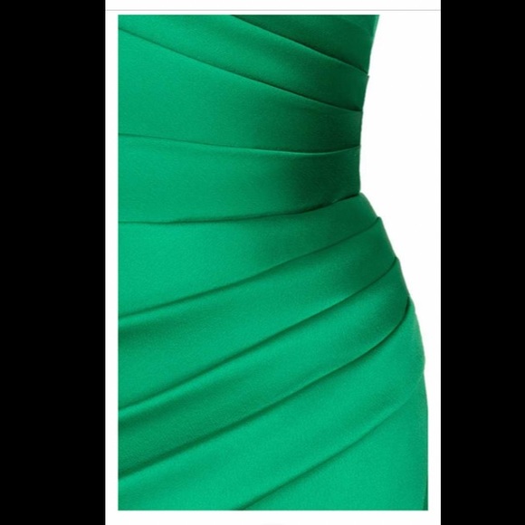 Rasario draped satin gown - Picture 2 of 9